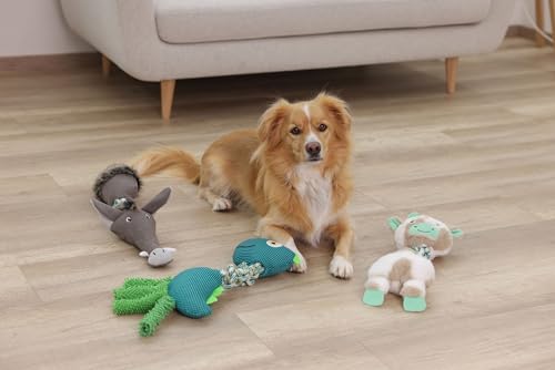 kerbl-pet-jouet-pour-chien-en-veau-17-x-40-cm-avec-corde-et-couineur image 8