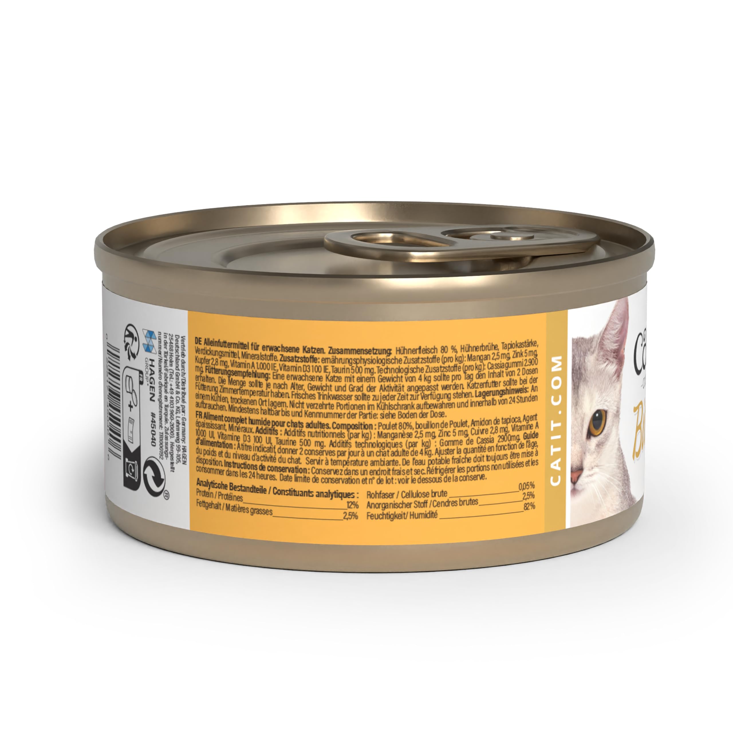 catit-cuisine-pour-chat-adulte-morceaux-de-viande-de-poulet-en-sauce-75-g-sans-c image 2