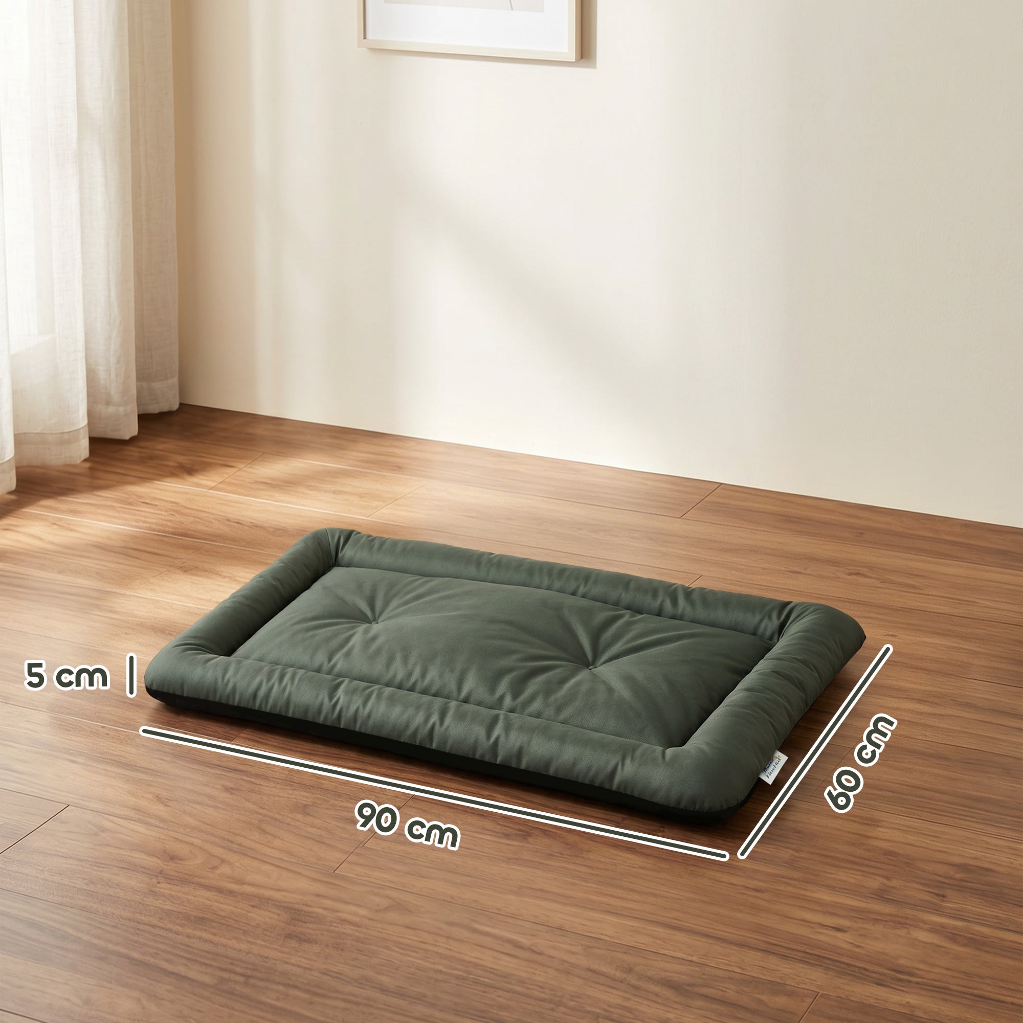 pawhut-lit-imperm-able-pliable-pour-chien-90-x-60-x-5-cm-vert image 5
