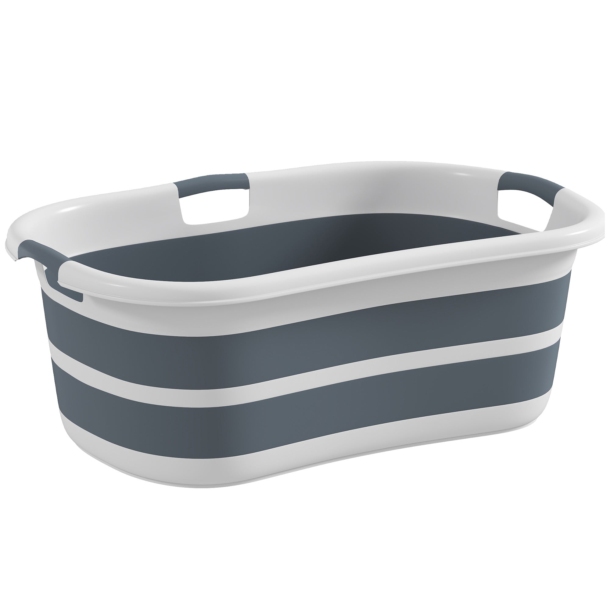 pawhut-baignoire-chien-et-chat-pliable-27l-avec-vidange-gris image 2