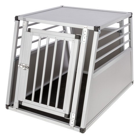 kerbl-pet-box-de-transport-alu-barry-1-porte-77x55x50cm image 3