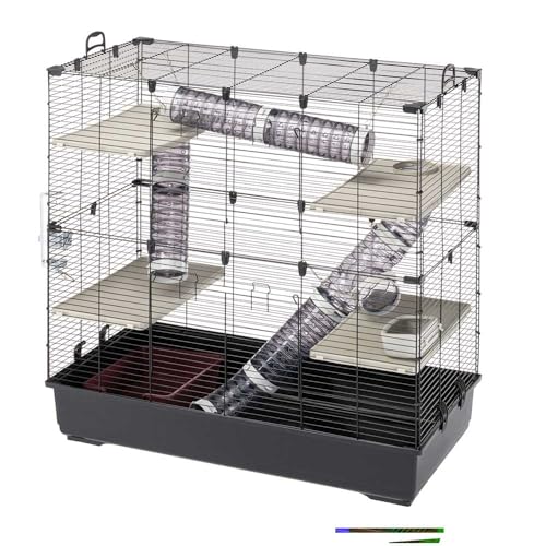 ferplast-sara-xl-cage-furet-et-chinchilla-4-niveaux-99-5-x-53-x-h-108-cm-m-tal-e image 2