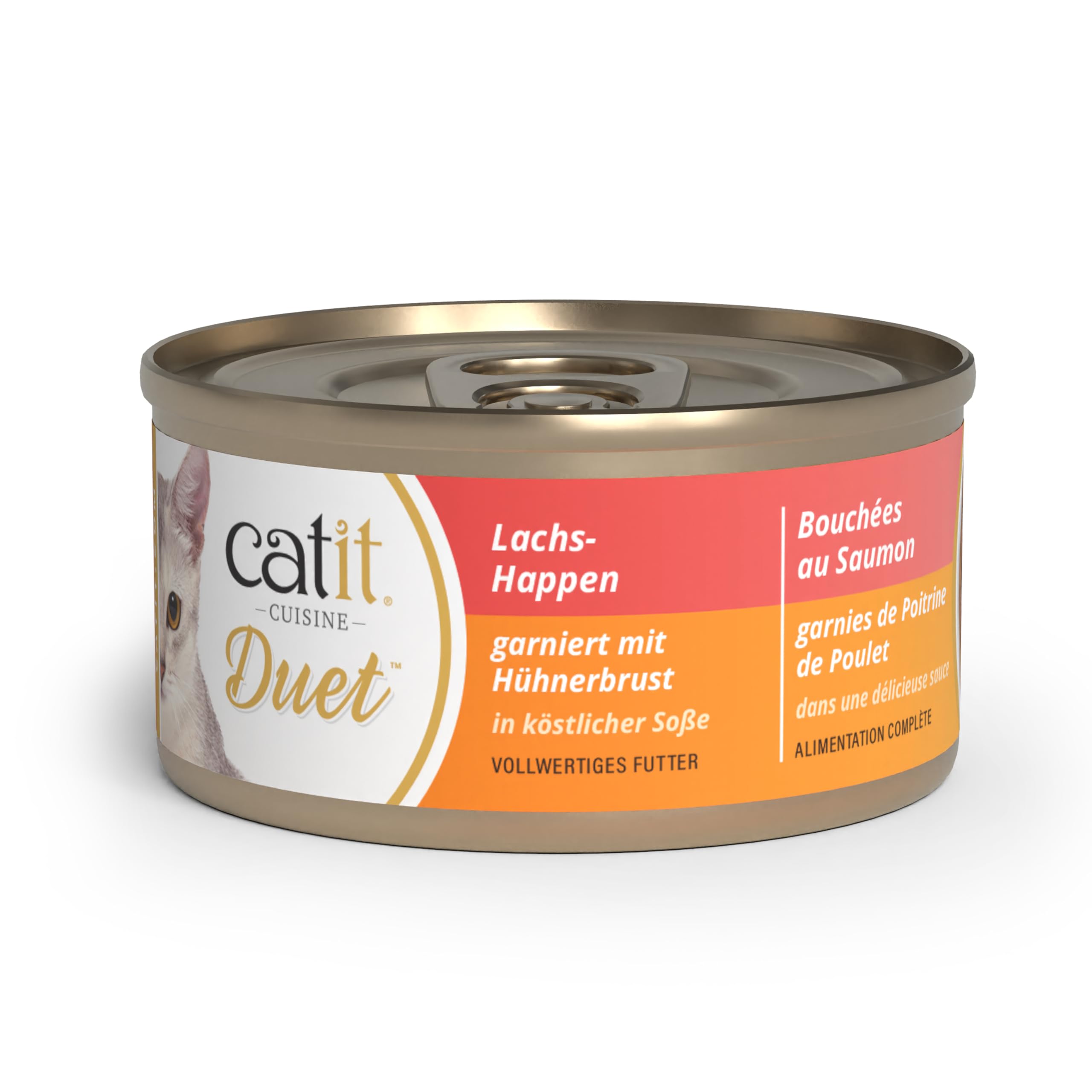 catit-cuisine-duet-saumon-garni-poitrine-de-poulet-en-sauce-75-g-nourriture-humi image 1