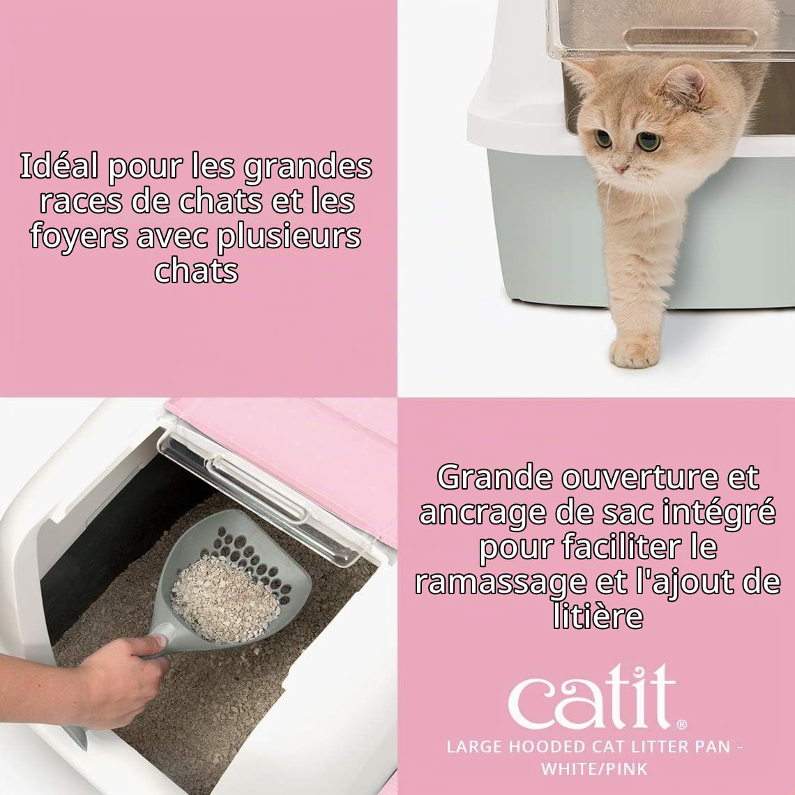 catit-maison-de-toilette-couverte-rose-57-x-46-5-x-39-cm-avec-filtre-charbon image 2