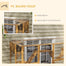 pawhut-enclos-ext-rieur-catio-avec-toit-tanche-plateformes-et-ponts-300x95x188-c image 8