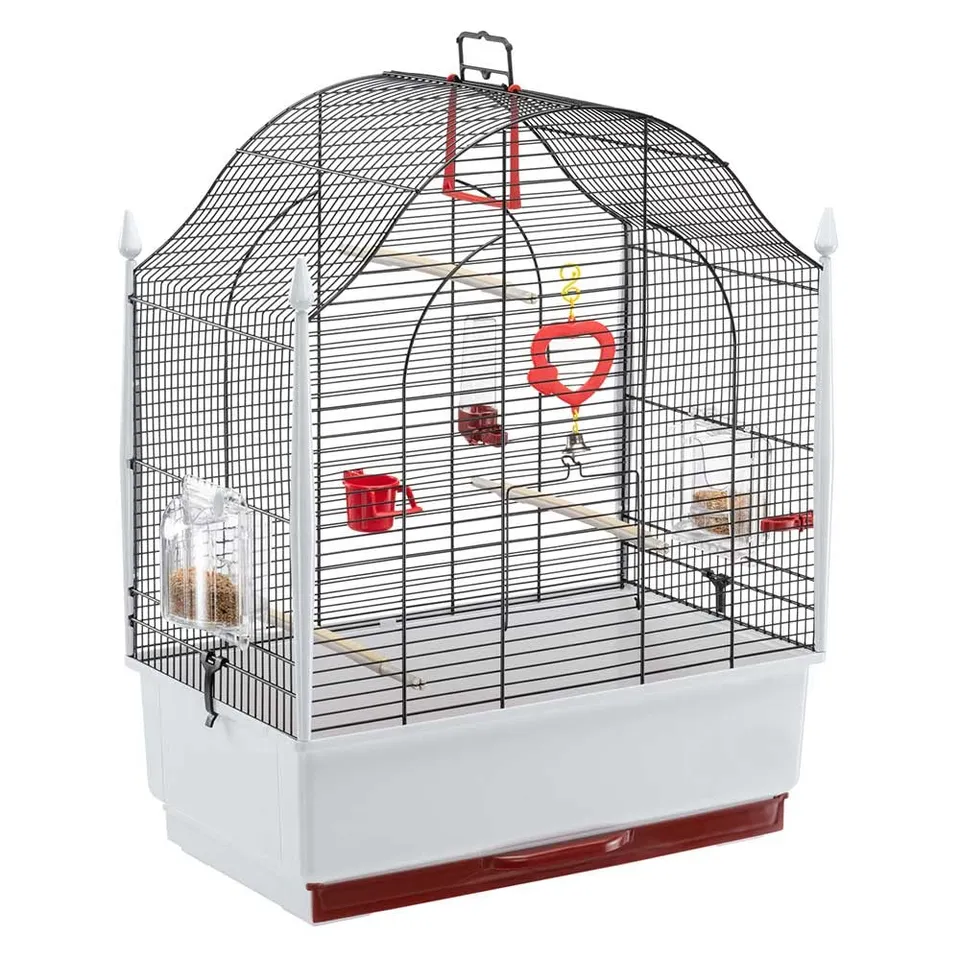 ferplast-villa-negra-cage-pour-petits-animaux-noire-toit-arrondi-avec-plateau-am image 1