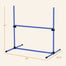 pawhut-kit-agility-chien-6-sauts-barre-r-glable-avec-barre-d-gondable-et-sac-ble image 5