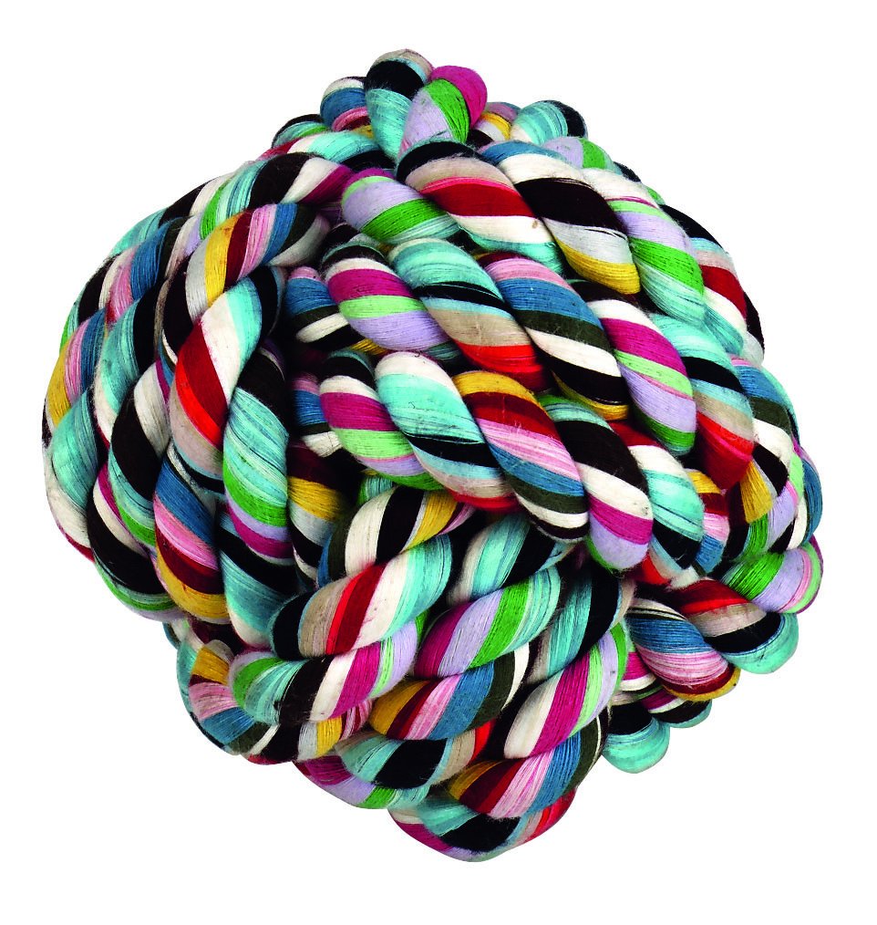 kerbl-balle-nou-e-15-cm-en-coton-et-jute-pour-chien-et-chat image 1