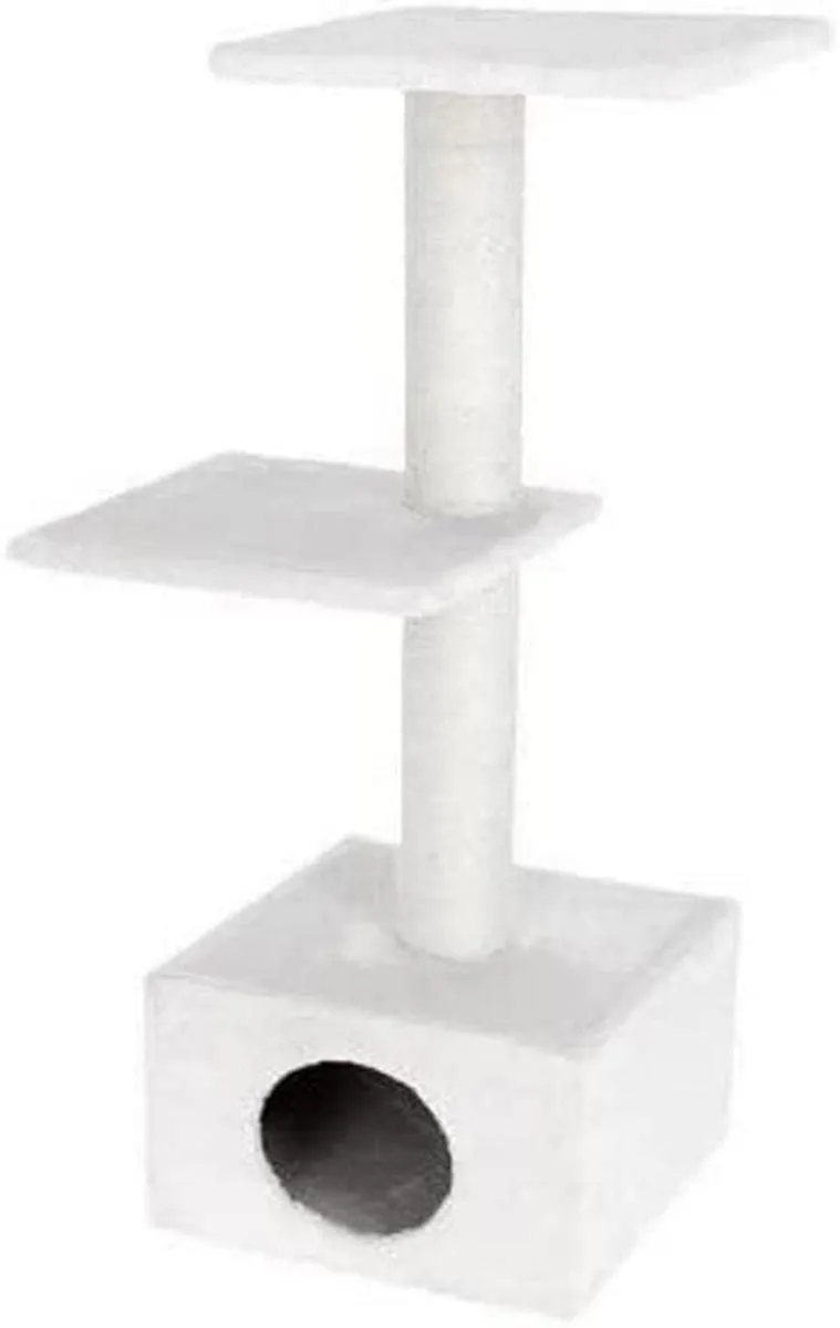 kerbl-pet-arbre-chat-venus-blanc-109-cm-griffoir-sisal image 1