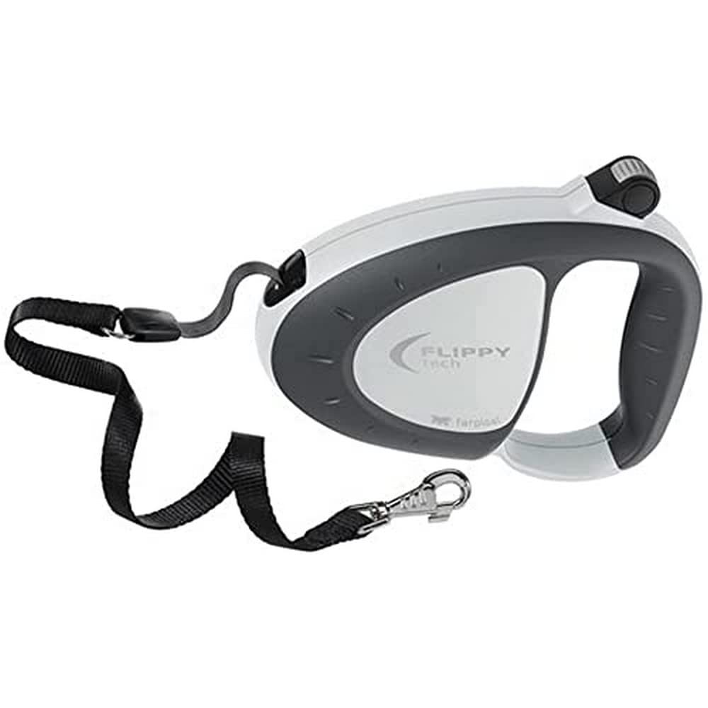 ferplast-flippy-tech-laisse-enrouleur-sangle-5-m-pour-chien-jusqu-50-kg-noir image 8