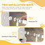 pawhut-barri-re-extra-haute-67-avec-chati-re-pour-chien-et-chat-porte-et-couloir image 8