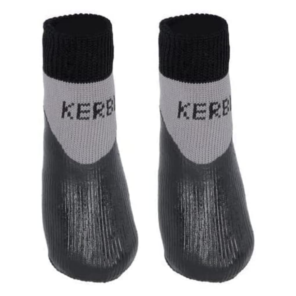 kerbl-susi-chaussettes-pour-chien-noires-taille-m-lot-de-2-antid-rapantes image 1