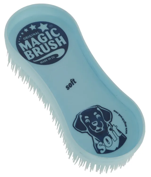kerbl-magicbrush-dog-soft-brosse-pour-chien-bleu-clair image 1