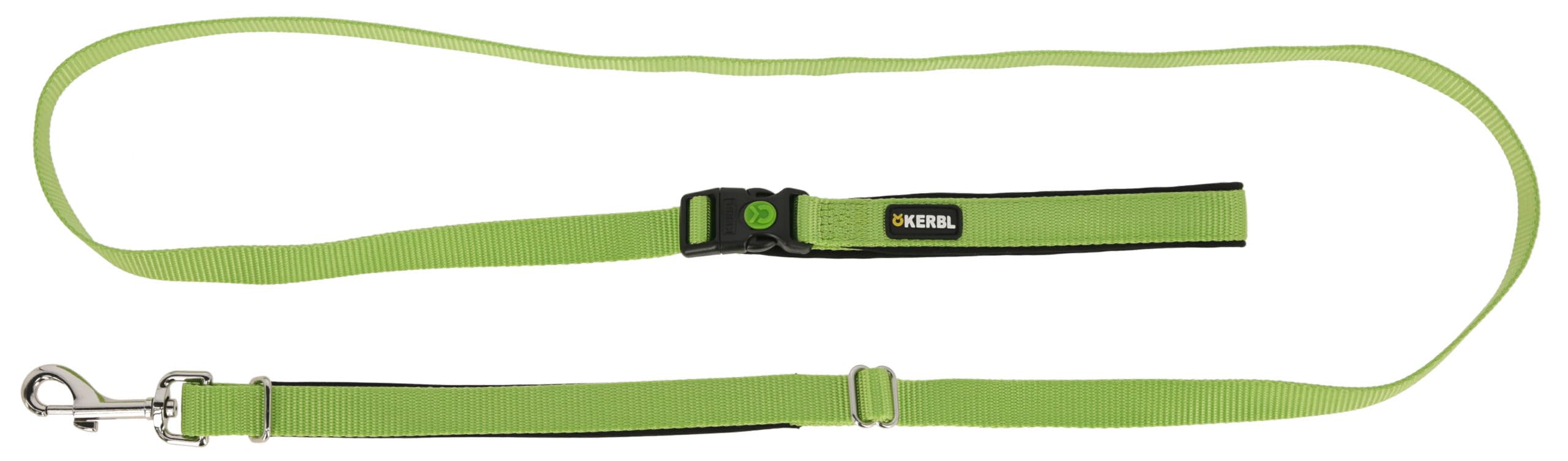 kerbl-miami-laisse-multi-usages-pour-chien-rouge-180-cm-x-20-mm-nylon image 3