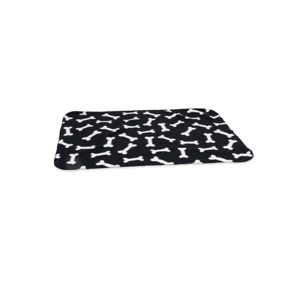 karlie-plaid-pour-chien-100-x-70-cm-marron-motif-os-polaire image 1