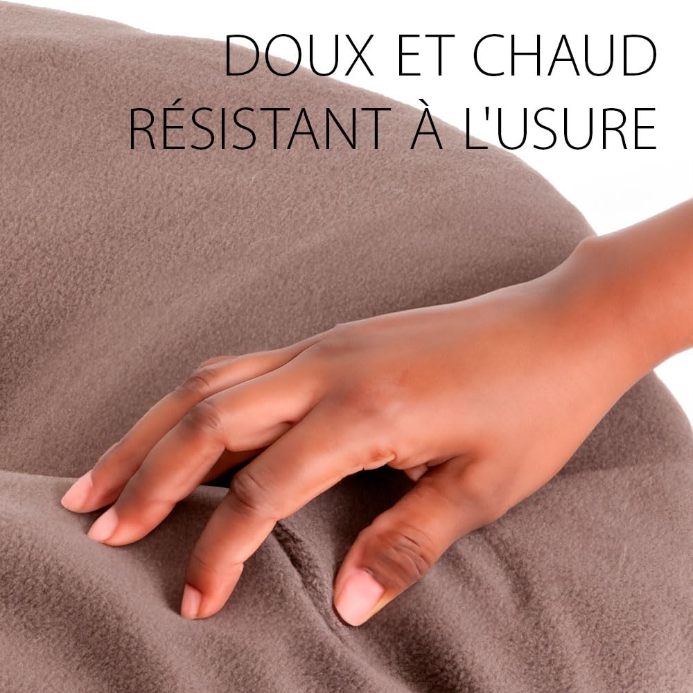 ferplast-coccolo-microfleece-50-canap-lit-pour-chiens-et-chats-taupe-55x45x20-cm image 5
