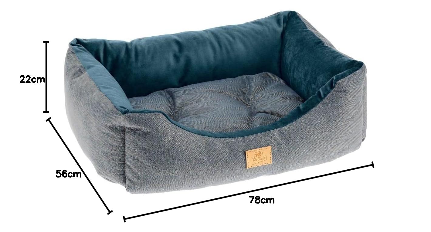 ferplast-chester-80-lit-pour-chiens-et-chats-bleu image 3