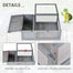 pawhut-enclos-tortue-en-bois-36-habitat-reptile-int-rieur-ext-rieur-gris image 7