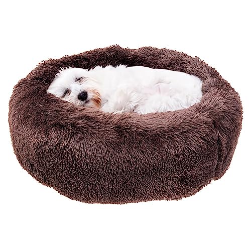 ferplast-cuddly-60-lit-donut-pour-chien-et-chat-marron-diam-60-x-h-14-cm image 7