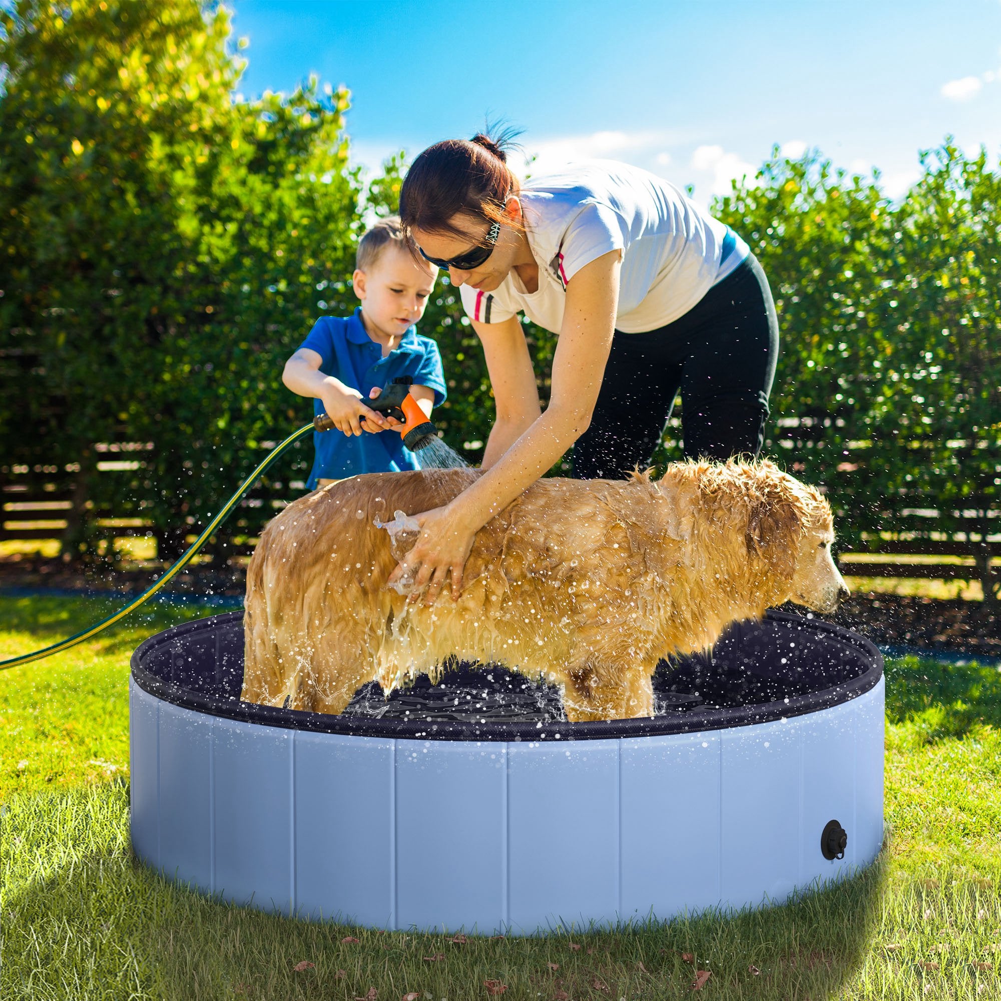 pawhut-piscine-pliable-pour-chien-antid-rapante-120-x-30-cm-bleue image 4