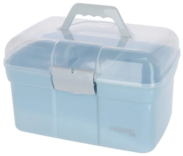 kerbl-pet-bo-te-de-toilettage-bleue-30-x-20-x-19-cm-pour-chien-et-chat image 1