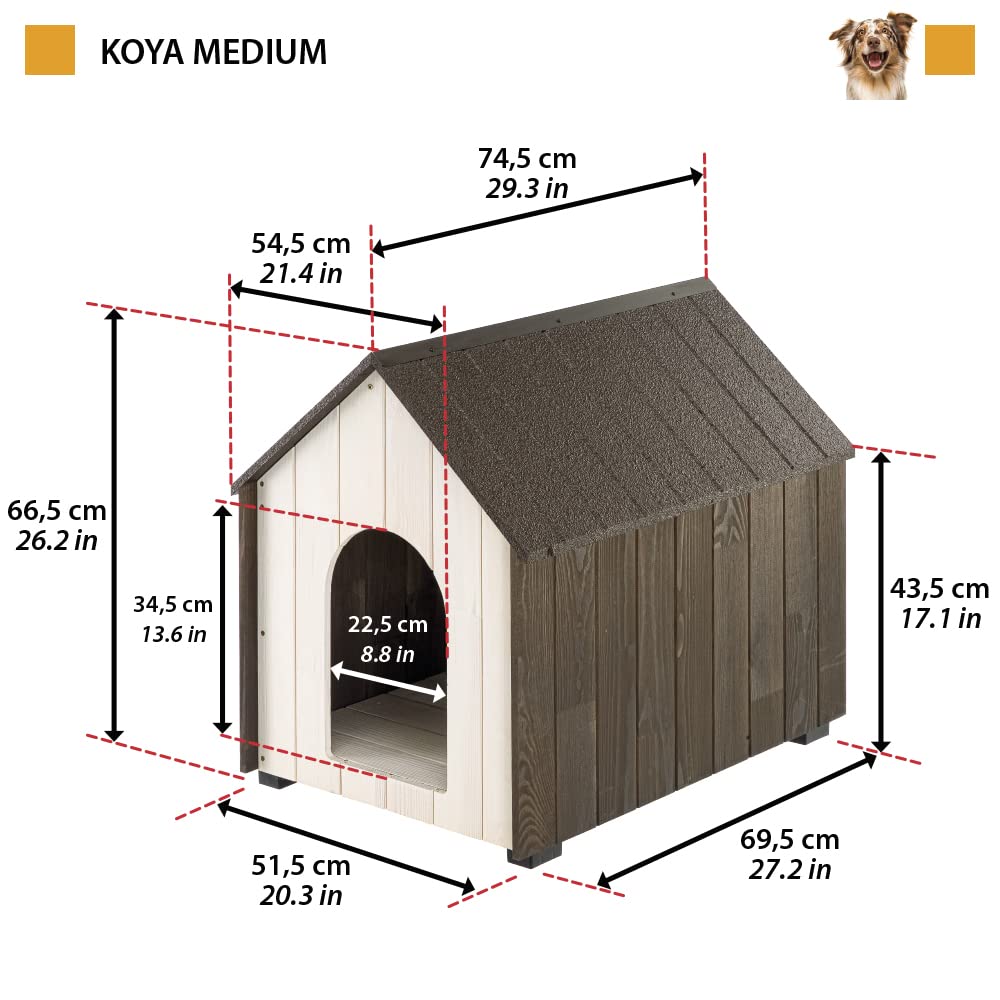 ferplast-koya-medium-niche-d-ext-rieur-pour-chien-en-bois-fsc image 2