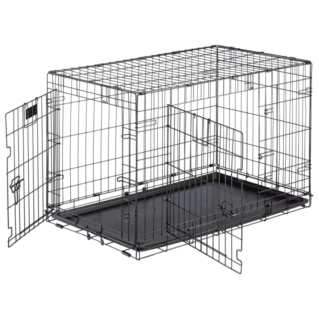 ferplast-dog-inn-90-cage-de-transport-pliable-m-tal-noire-92-7-x-58-1-x-h-62-5-c image 4