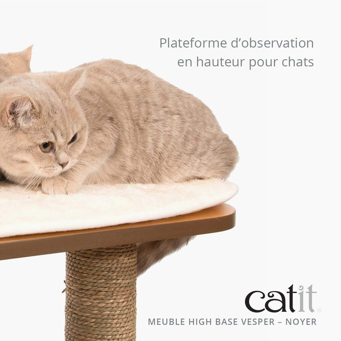 vesper-by-catit-arbre-chat-high-base-52045-noyer-121-cm image 2