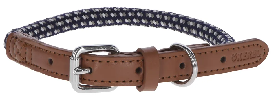 kerbl-phoenix-collier-rond-pour-chien-bleu-30-40cm-9mm image 1