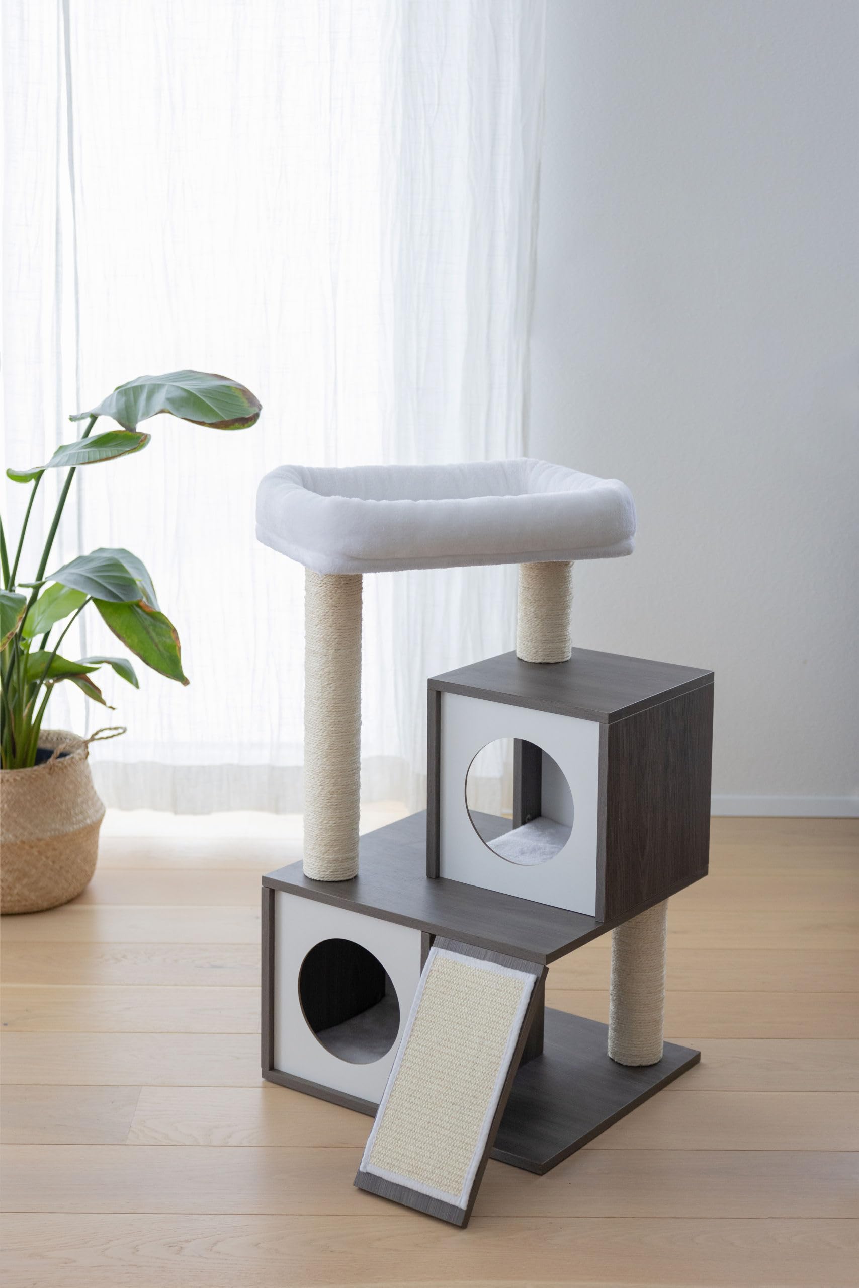 kerbl-pet-arbre-chat-flair-48x44x86-cm-blanc-gris image 4