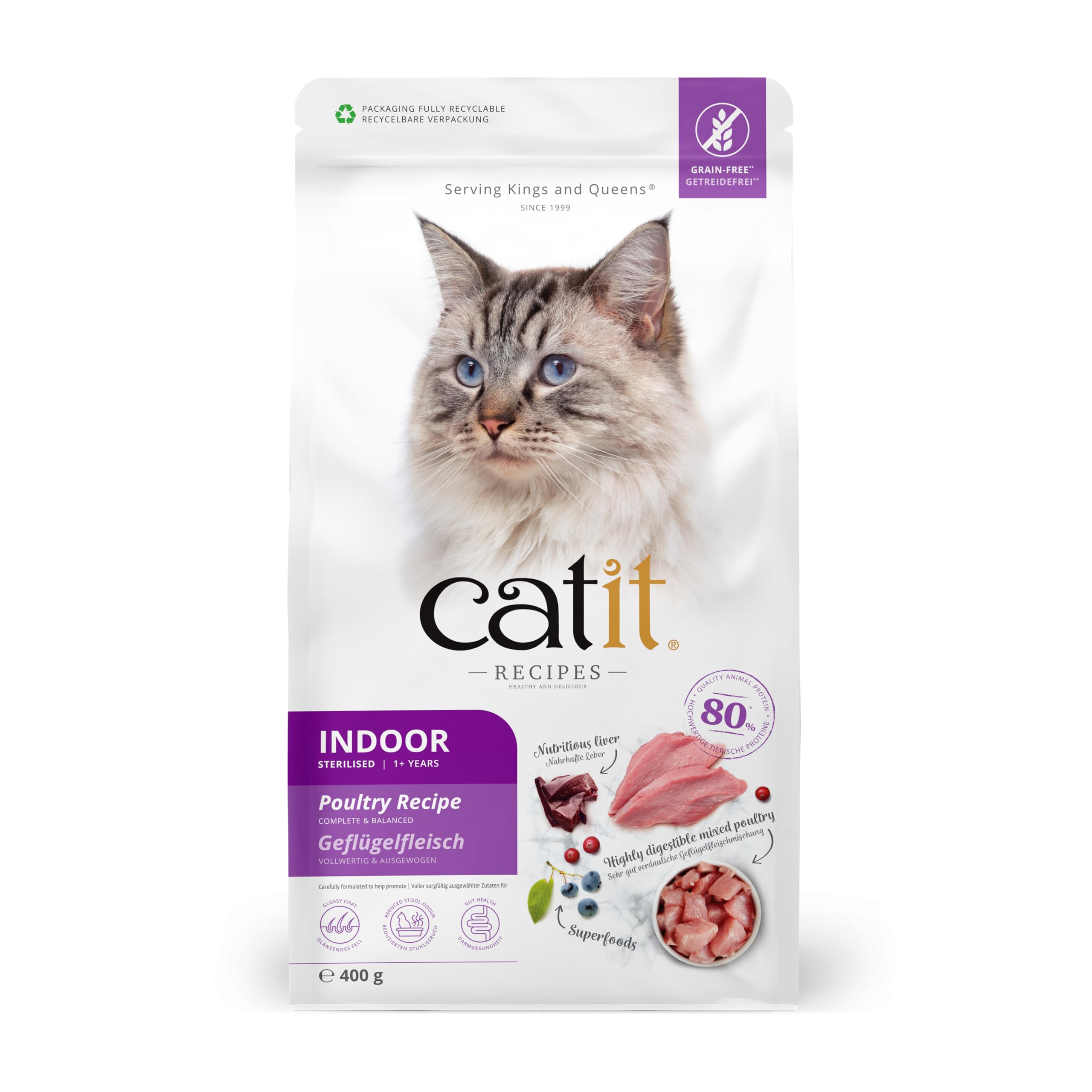 catit-recettes-croquettes-volaille-pour-chat-st-rilis-400-g image 1