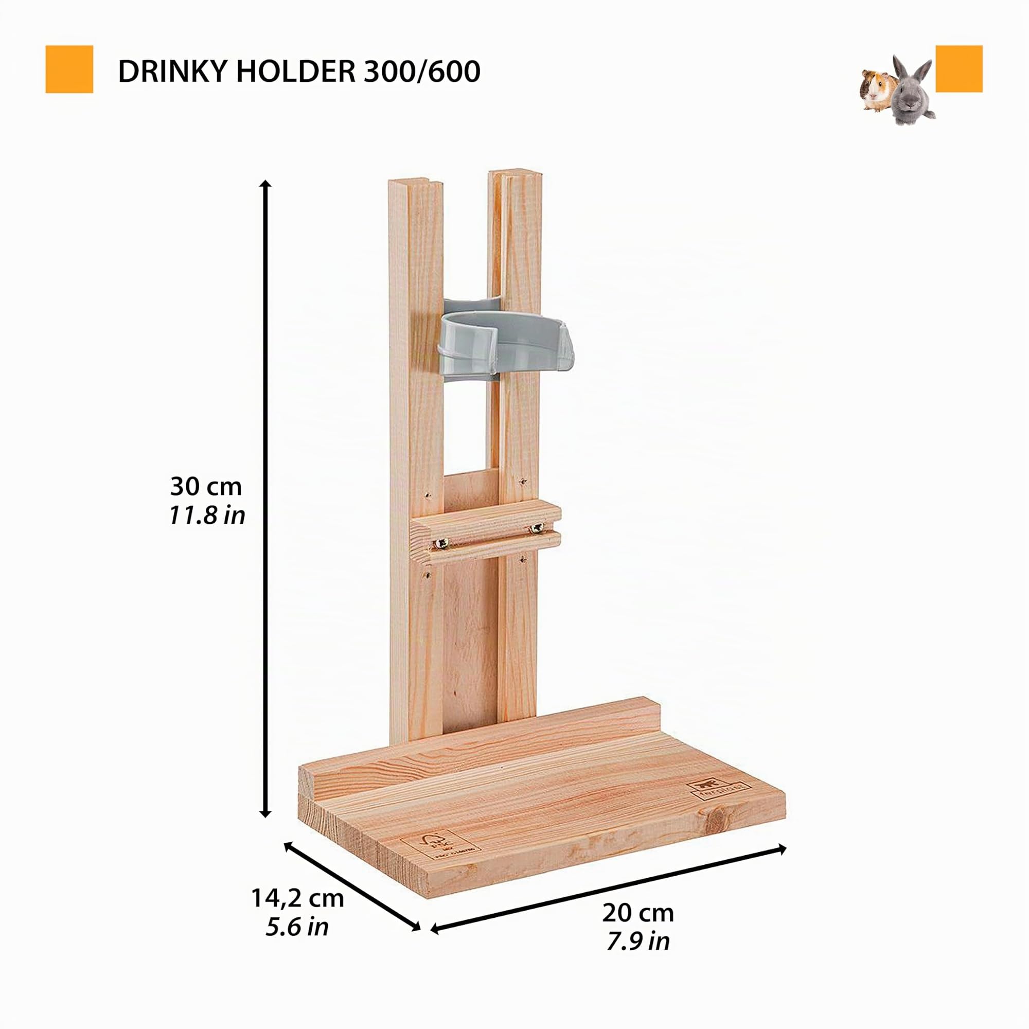 ferplast-drinky-holder-support-pour-abreuvoir-en-bois-pour-lapins-et-cochons-d-i image 8