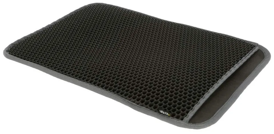 kerbl-tapis-de-paillasson-pour-liti-re-noir-58-5-x-41-cm-mati-re-eva-avec-foncti image 1