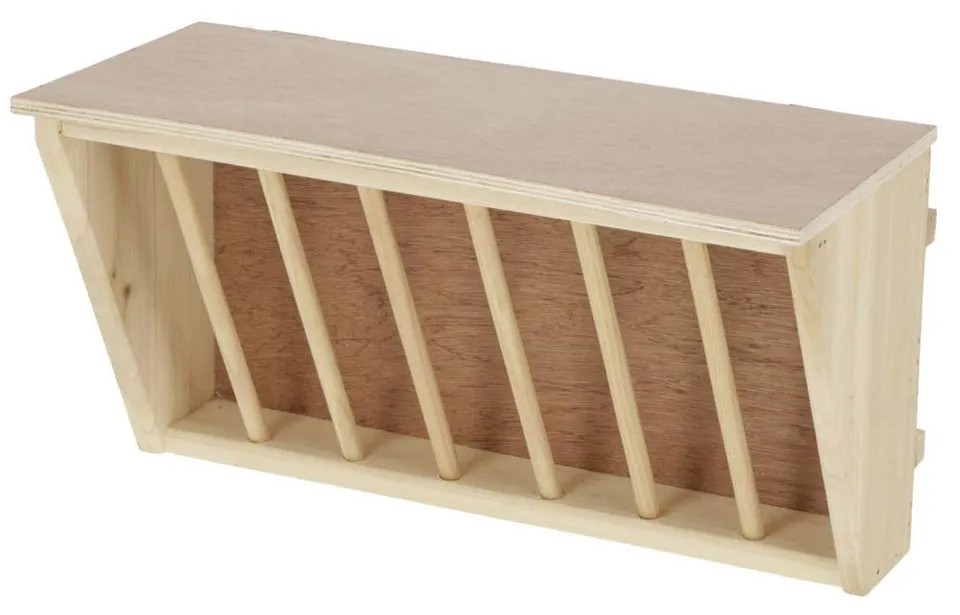kerbl-pet-r-telier-foin-avec-planche-pour-lapins-et-rongeurs-37-x-17-x-20-cm image 1