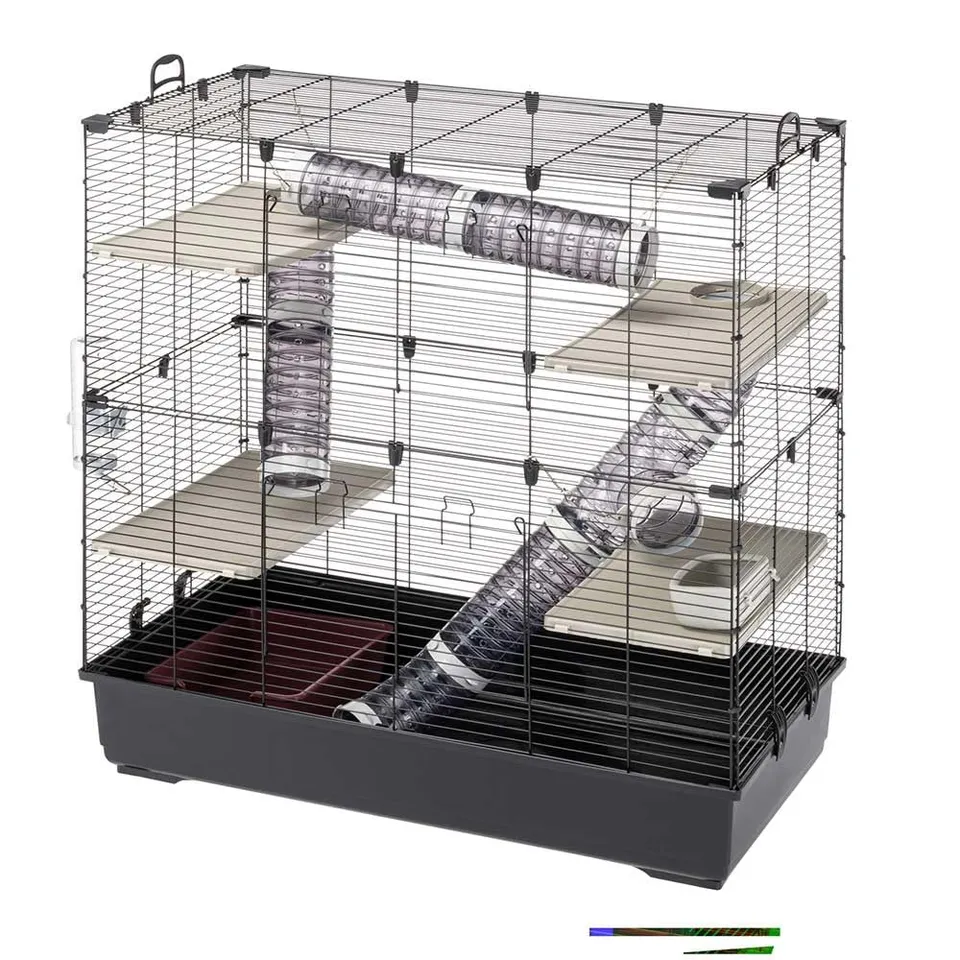 ferplast-sara-xl-cage-furet-et-chinchilla-4-niveaux-99-5-x-53-x-h-108-cm-m-tal-e image 1