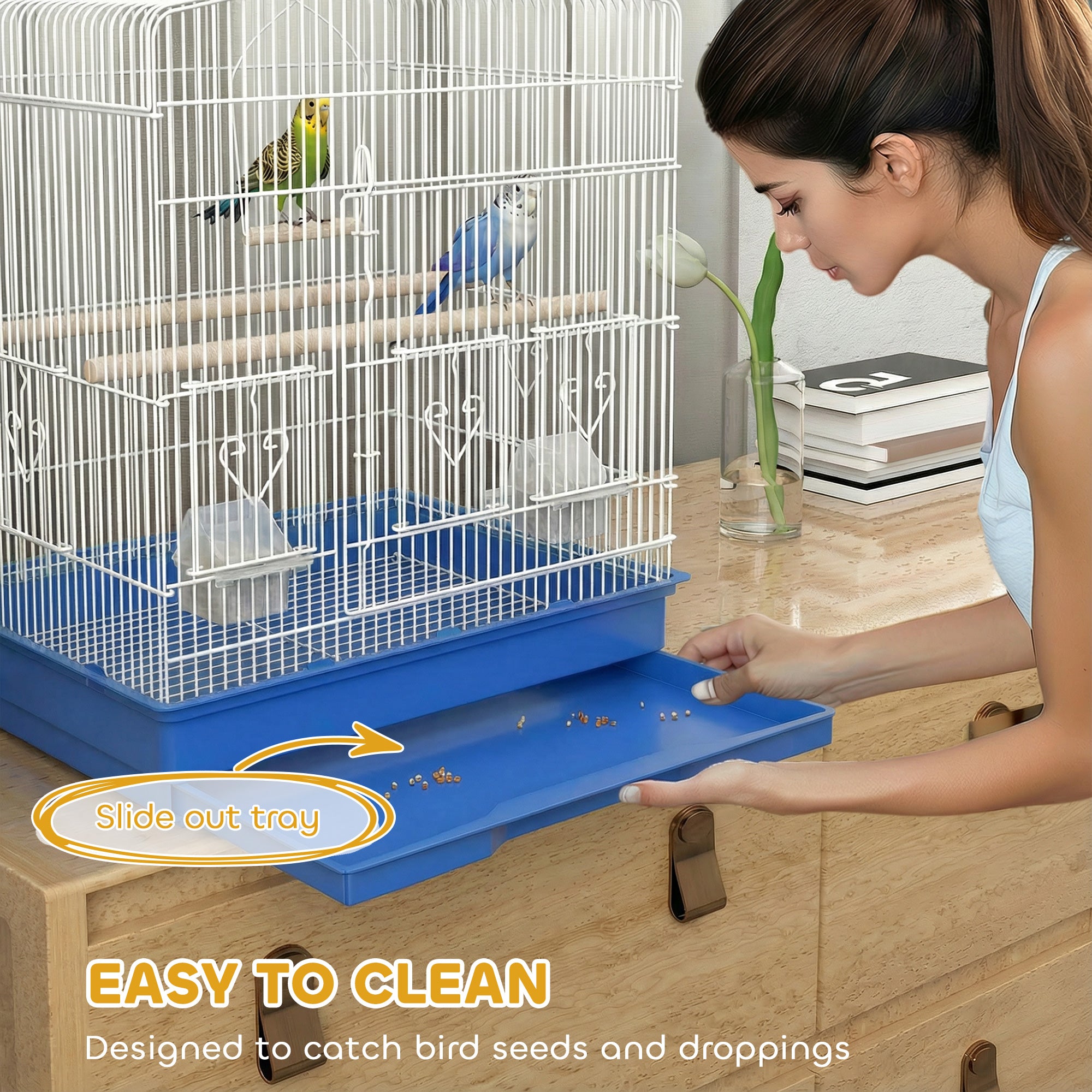 pawhut-cage-pour-oiseaux-23-pour-pinsons-canaris-et-perruches-avec-perchoirs-por image 7