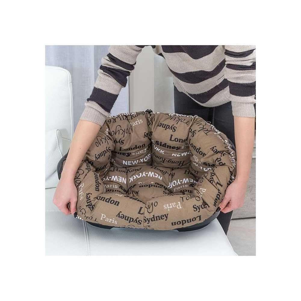 ferplast-sofa-2-panier-chien-et-chat-52-x-39-x-h-21-cm-marron image 4
