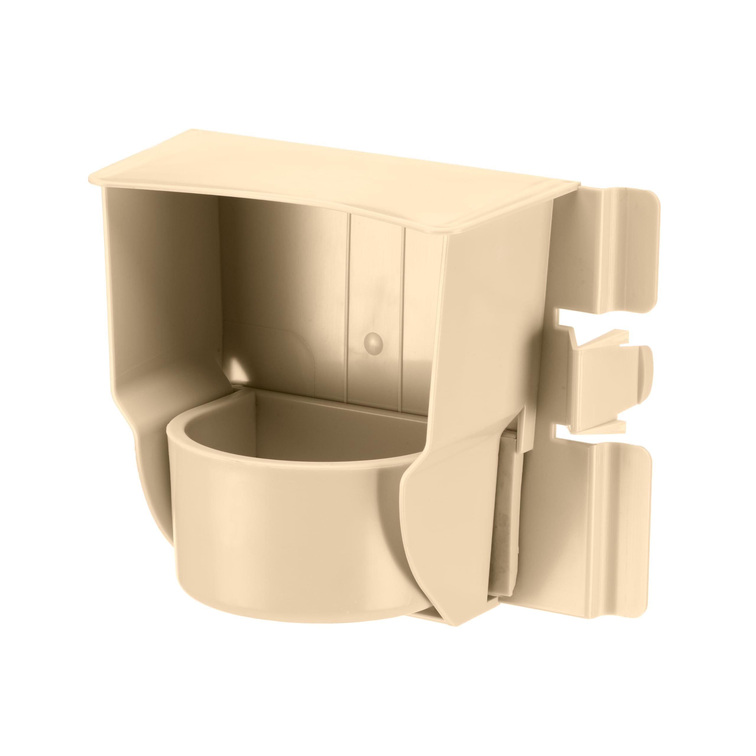 gamelle-ferplast-brava-4-pour-oiseaux-mangeoire-rotative-amovible-blanche-16-5-x image 1