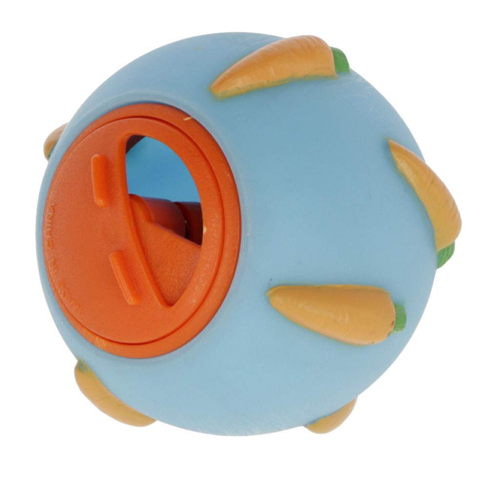 kerbl-pet-balle-friandises-7-cm-bleu-orange-pour-lapins-et-rongeurs image 1
