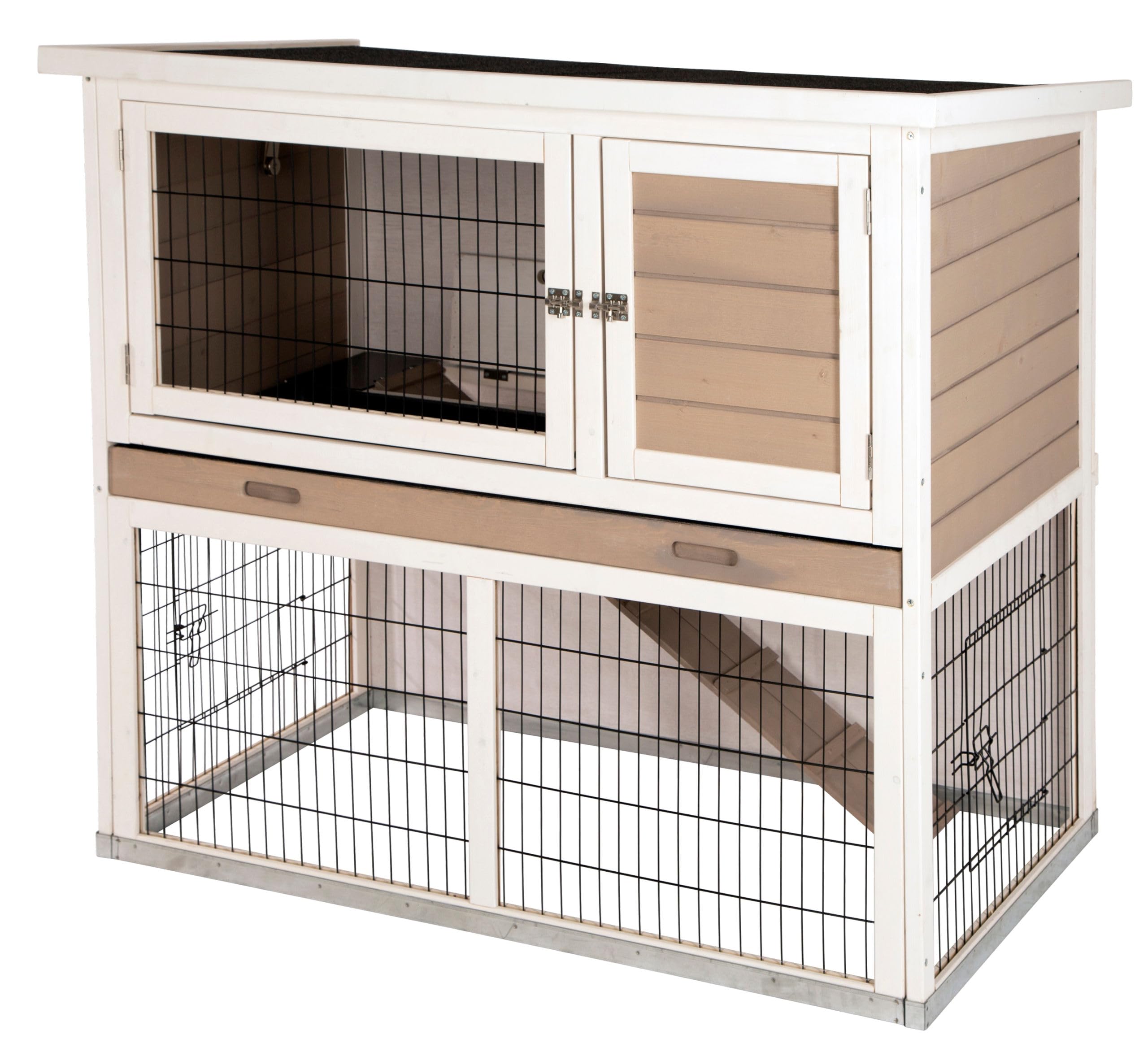 kerbl-lucky-clapier-rongeurs-bois-115-x-65-x-100-cm-toit-bitume image 1