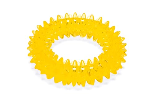 karlie-good4fun-zackenring-jouet-anneau-dentel-chien-tpr-9-cm-jaune image 4