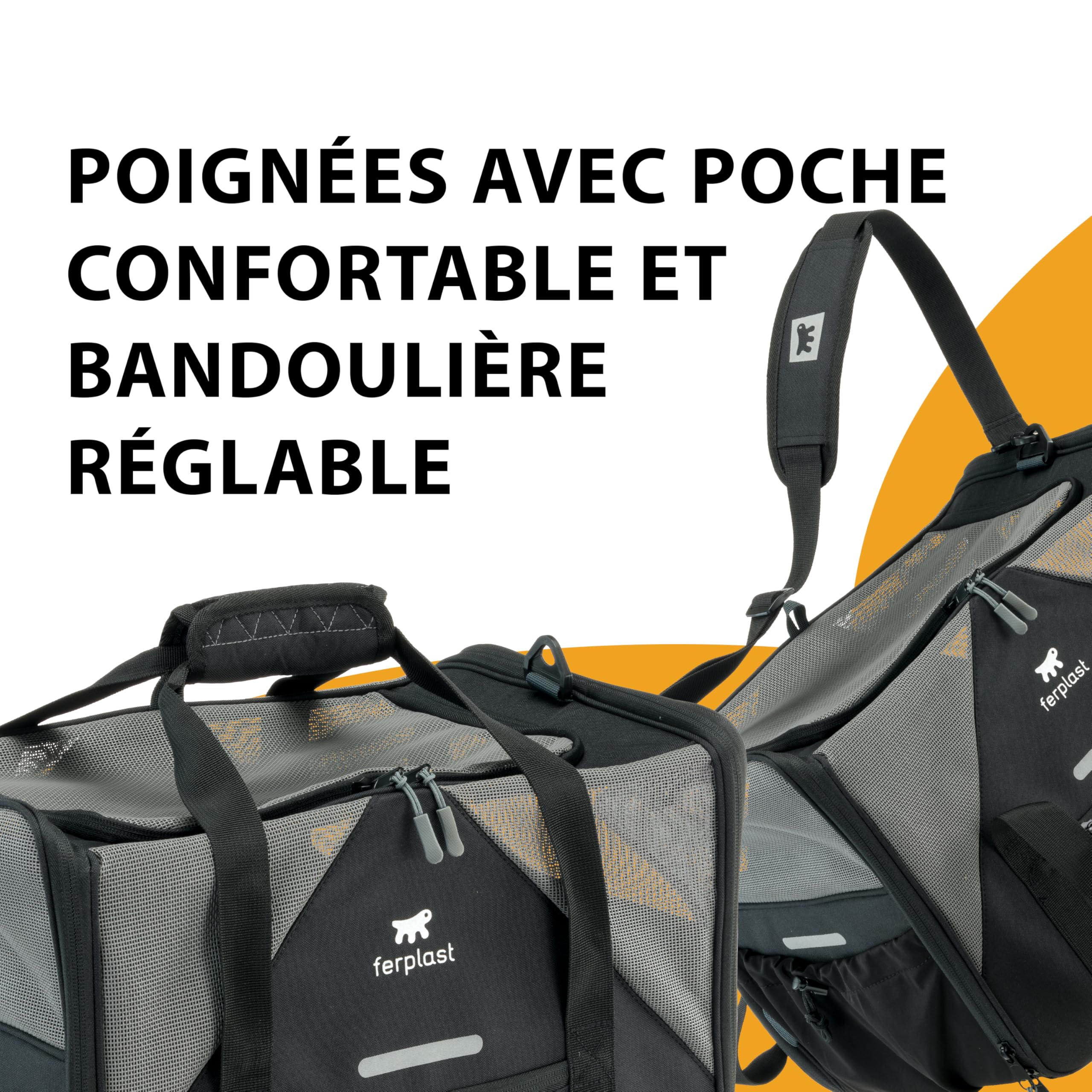 ferplast-voyager-carrier-350-sac-transport-chien-et-chat-45x30x-h33-cm-max-15-kg image 5