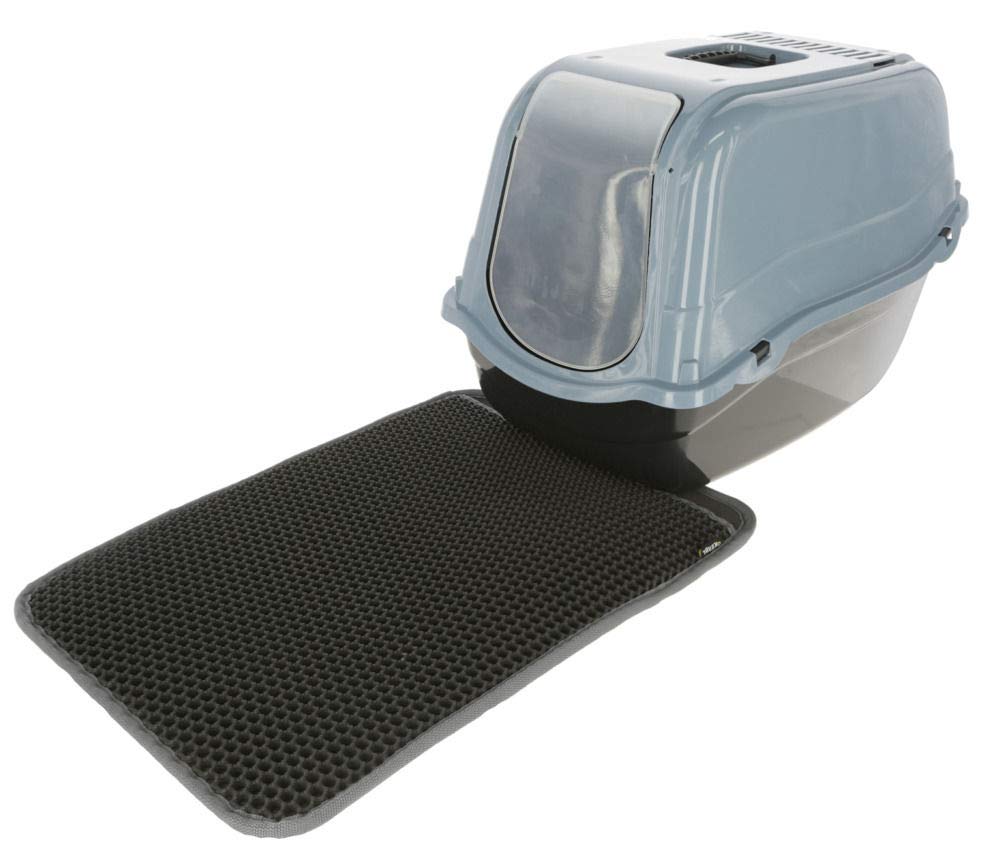 kerbl-tapis-de-paillasson-pour-liti-re-noir-58-5-x-41-cm-mati-re-eva-avec-foncti image 2