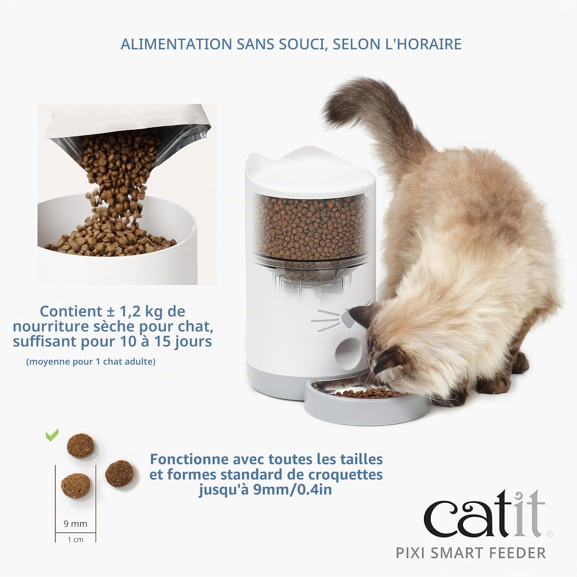 catit-pixi-smart-feeder-distributeur-automatique-chats-connect-1-2-kg image 4