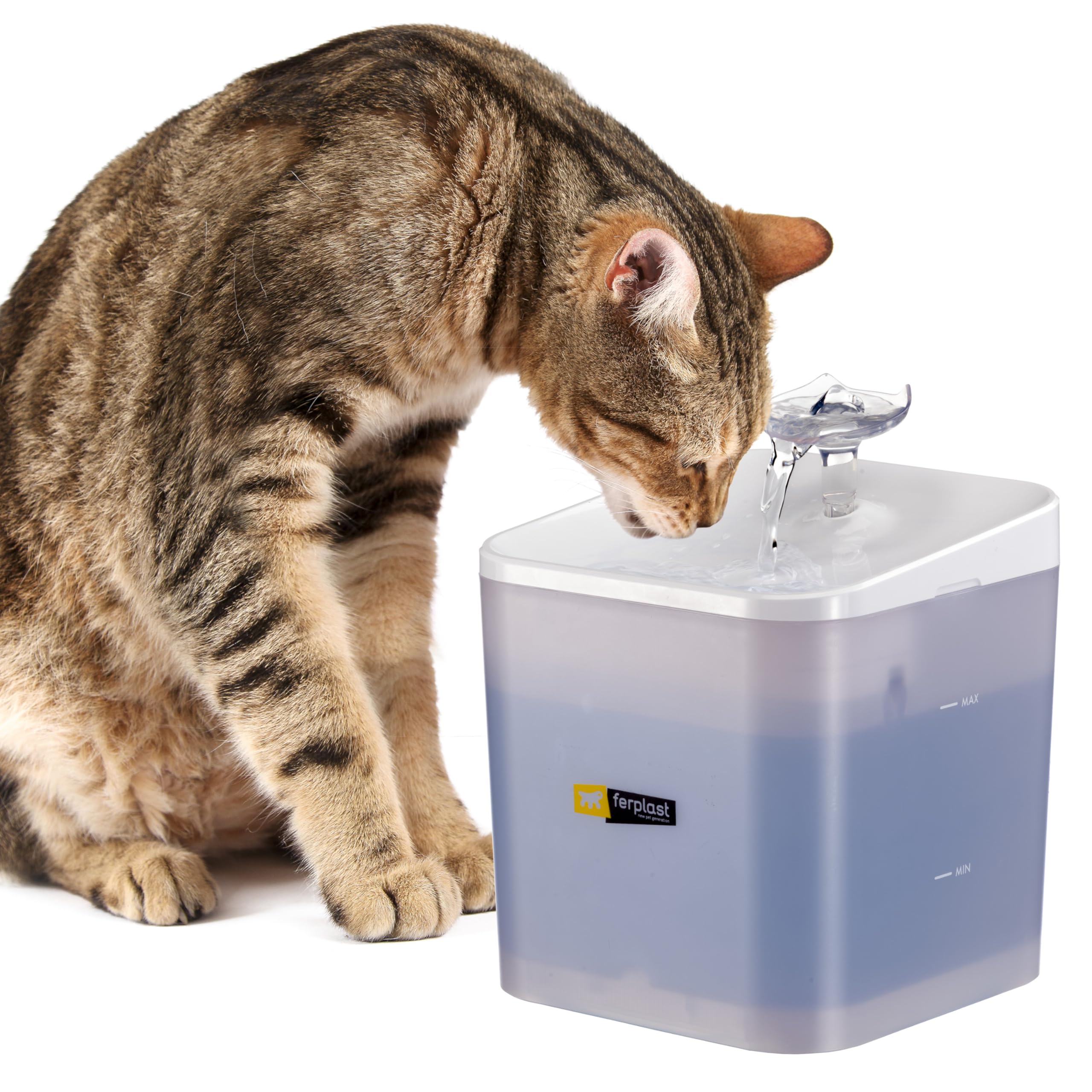 ferplast-ares-fontaine-eau-pour-chat-2-litres-avec-led image 1