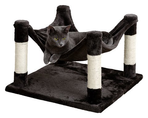 kerbl-pet-samira-hamac-pour-chat-anthracite-49x49x32-cm image 4