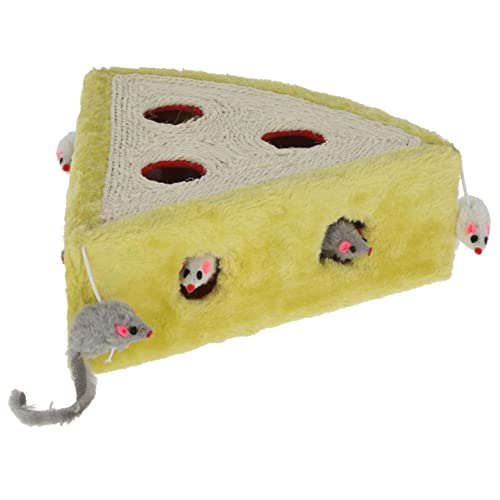 kerbl-jouet-pour-chat-sisal-cheesy-28-x-28-x-10-cm image 4