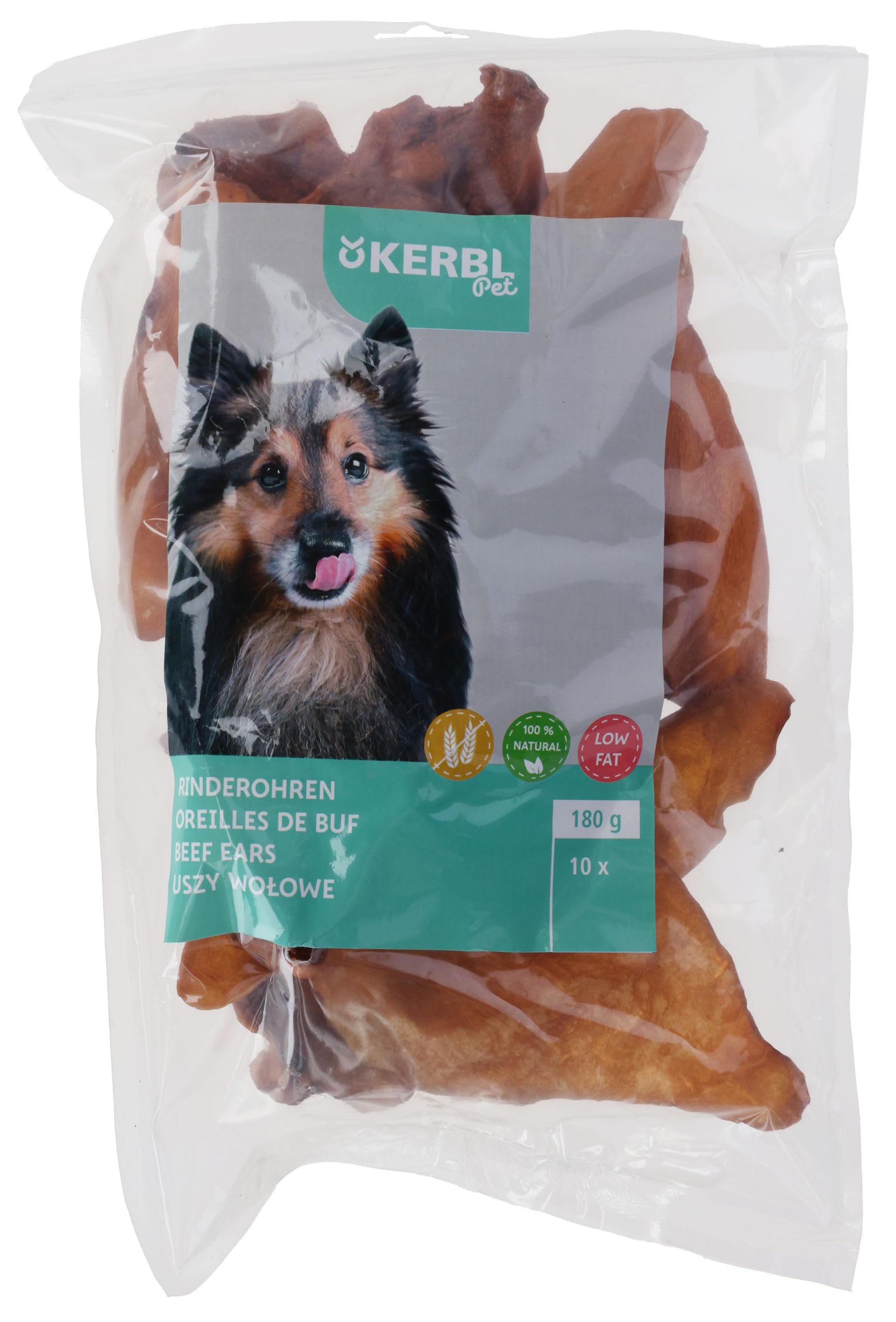 kerbl-pet-oreilles-de-b-uf-180g-friandises-m-cher-pour-chien-10-pcs-sachet image 3