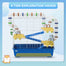 pawhut-cage-hamster-4-tages-avec-tunnels-roue-et-cabane-bleu-78x45x73-cm image 5