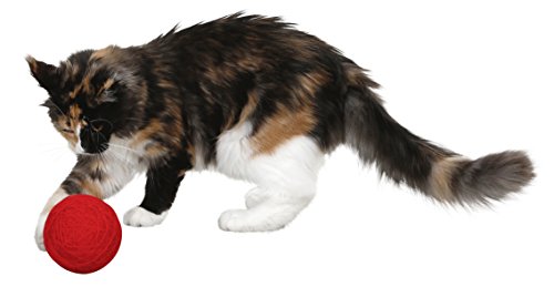 kerbl-pet-balle-de-jeu-laine-rouge-pour-chat-10-cm-avec-hochet image 8